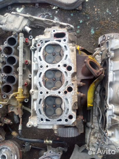 Головка блока цилиндров на двигатель 1MZ-FE