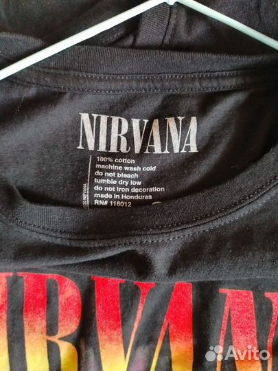 Футболка мужская nirvana L/Xl