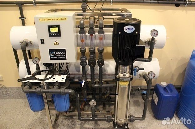 Обратный осмос промышленный 2000л.ч