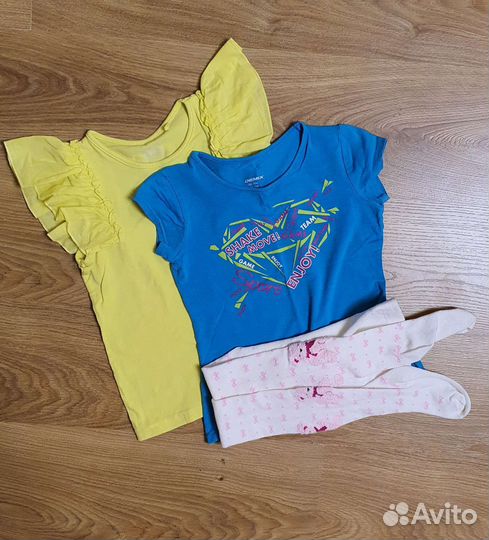 Пакет вещей для девочки 128 134 см (18 вещей )