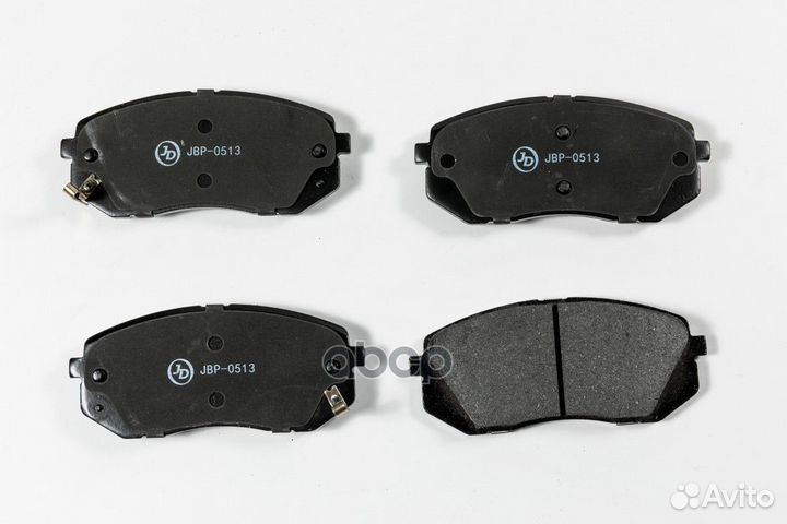 Колодки тормозные дисковые, передние (с