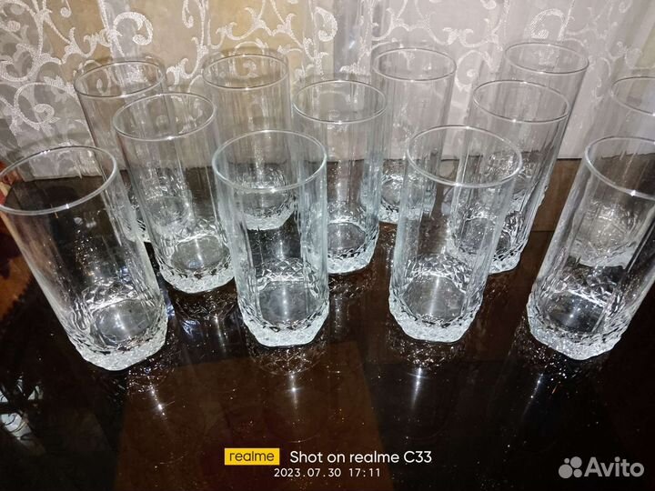 Бокалы Богемия для вина и стаканы