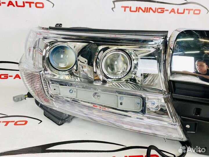Фары + решетка Toyota Land Cruiser 200 A7537