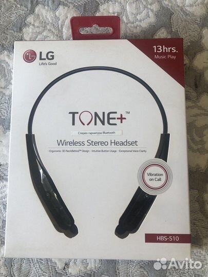Bluetooth-стереогарнитура LG Tone+ HBS-510