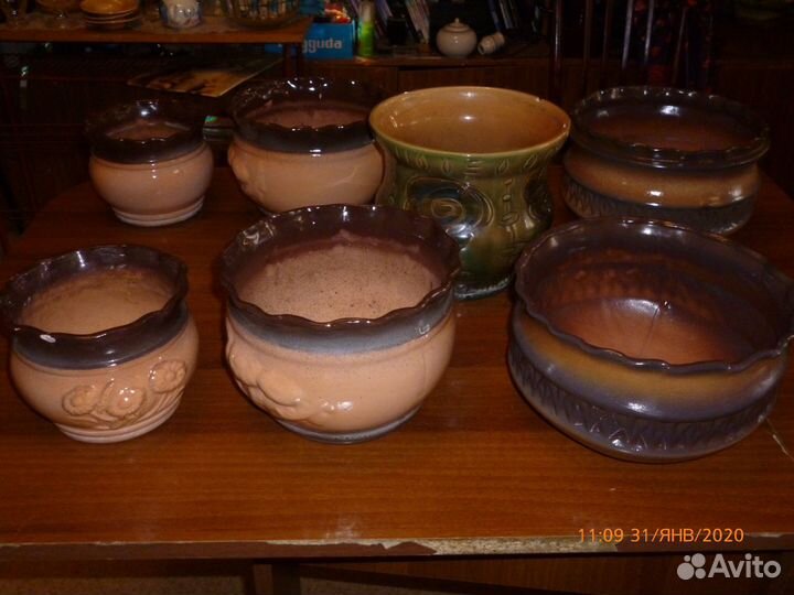 Горшки керамические
