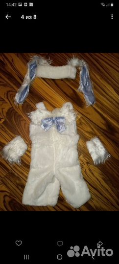 Новогодний костюм зайчика р.92-104. Аренда
