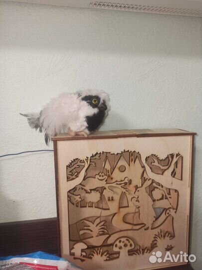 Птица игрушка ручной работы