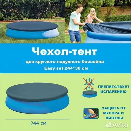 Тент для круглого бассейна 244