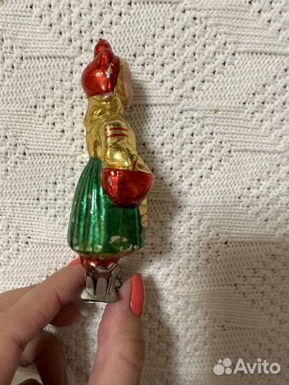 Елочные игрушки СССР на прищепке