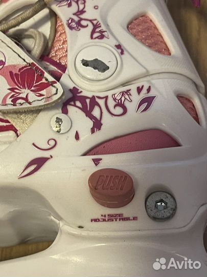 Коньки раздвижные 27-30 + чехлы