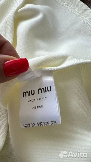 Платье miu miu