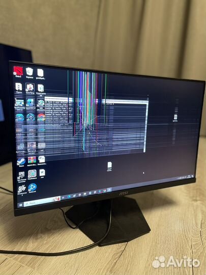 Монитор битый 23.8 170гц