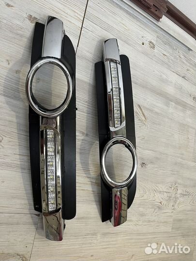 Накладки молдинги на противотуманные фары audi a6