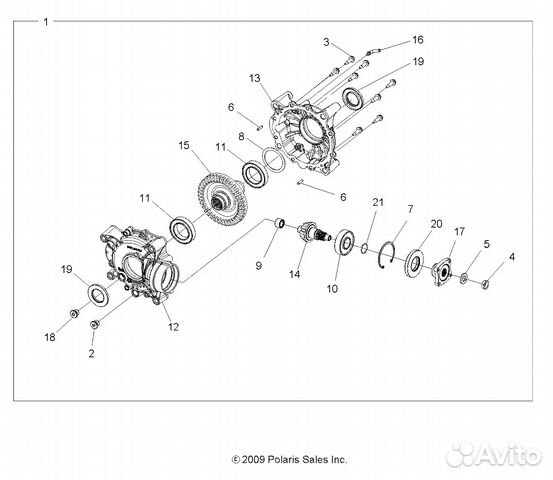 3234776 Гайка / NUT-HEX M16 X 2.0