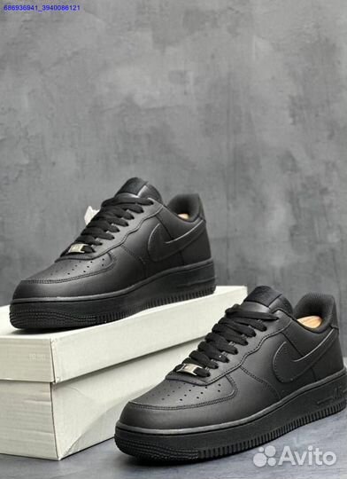 Кроссовки nike air force 1 black (Арт.99213)