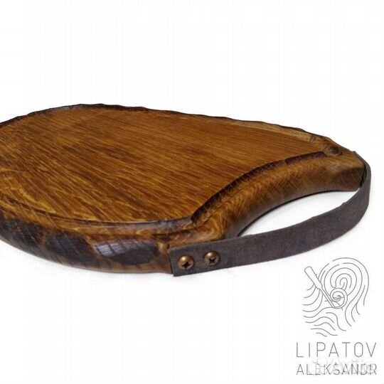 Доска сервировочная разделочная деревянная