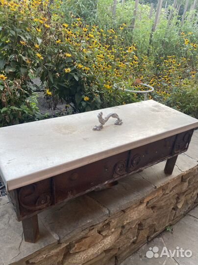 Мангал с алюминиевой крышкой