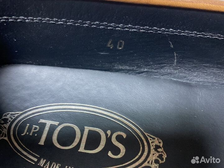 Мокасины женские Tod'S, размер 40