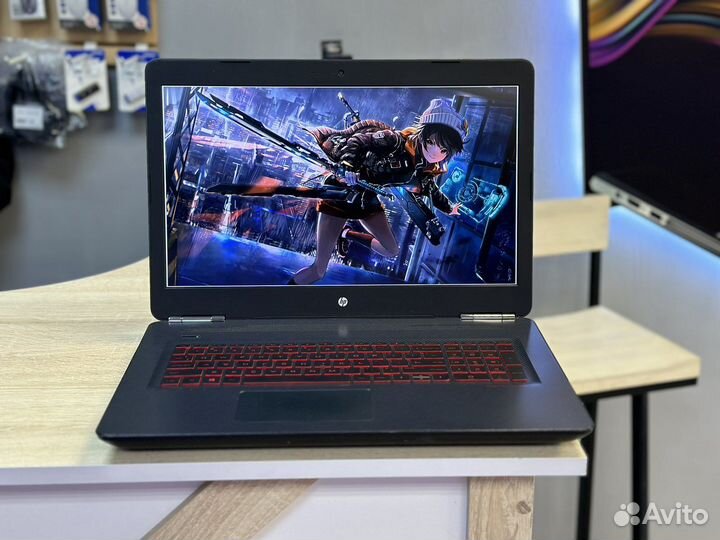 Игровой HP Omen 17.3.GTX 1070(8gb) Core i7-7700HQ