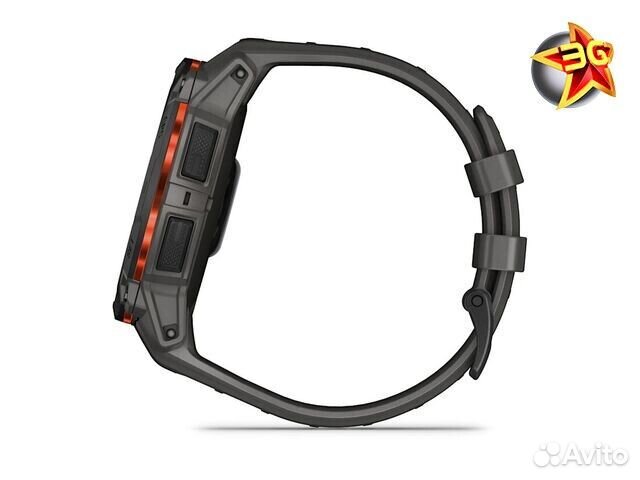 Часы Garmin Instinct 3 50 mm Solar Black 010-02935-00