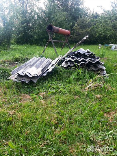 Шифер волновой бу