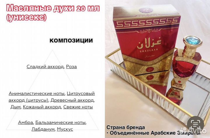 Масляние Духи 