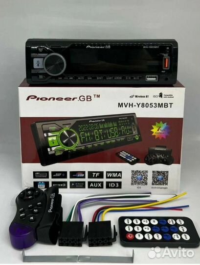 Магнитола Pioneer магнитола с блютуз MVH-8053