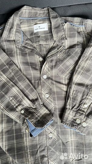 2 Рубашки для мальчика 110 Tom tailor в клетку