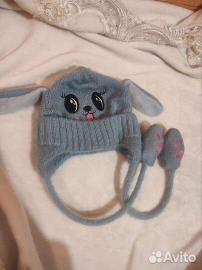 Шапка с поднимающимися ушками