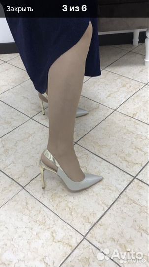 Туфли Pasolini натуральная кожа 38.5 39