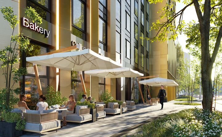 1-к. квартира, 43,1 м², 15/28 эт.