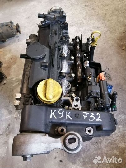 Двигатель K9K 732 Рено Меган 2 Сценик 2 1.5 DCi