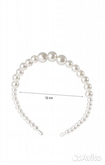 Украшение для волос/Ободок жемчужный