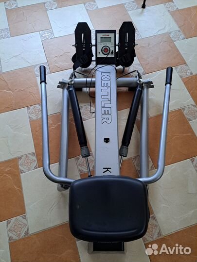 Гребной тренажер kettler, гидравлический