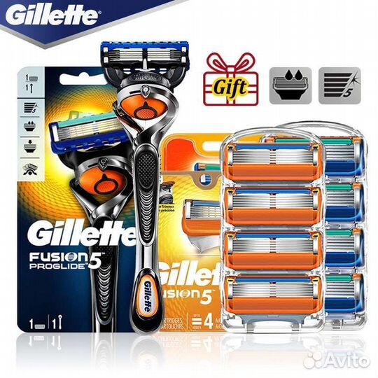 Сменные кассеты gillette fusion