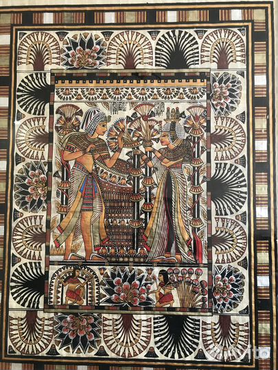 Египетский папирус, размер 82х64см