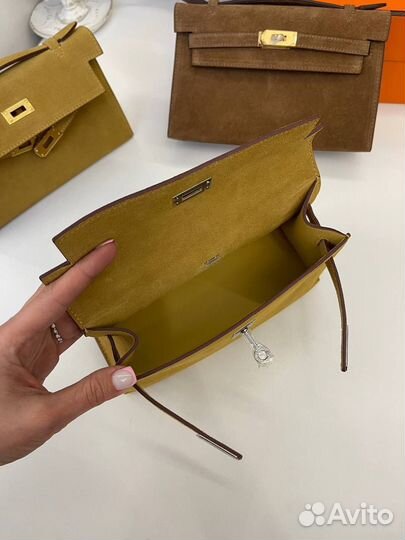 Сумка hermes kelly pochette GHW