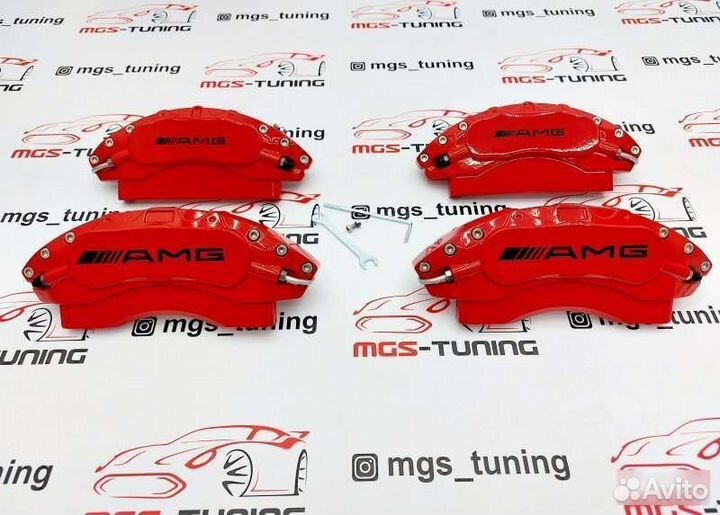Накладки на суппорта AMG металл G-class W463 2018+