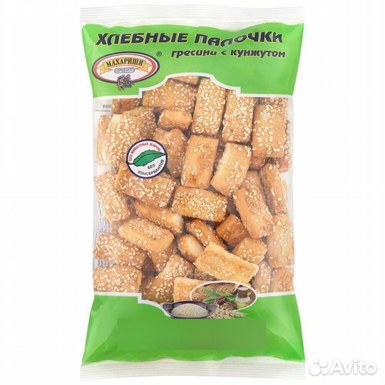 Хлебные палочки Гресини с кунжутом 200г
