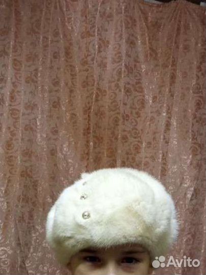 Берет женский норковый