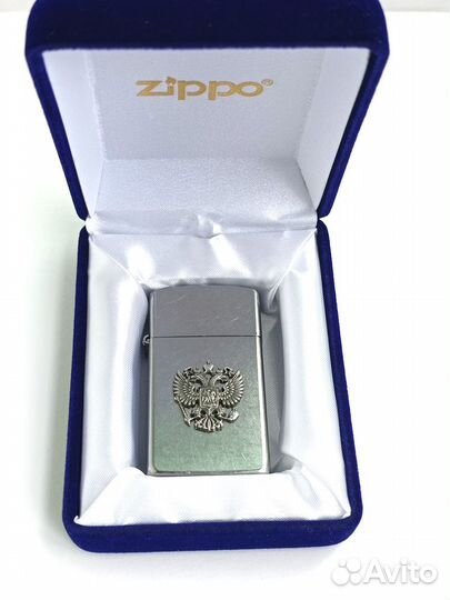 Zippo 1607 Slim Street Chrome Silver 925 оригинал