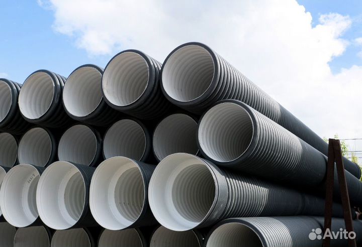 Труба гофрированная в канаву 315/276 с раструбом