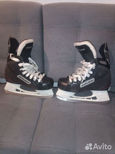 Коньки хоккейные детские 33,5 размер bauer