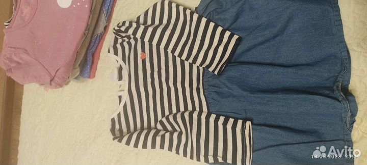Вещи пакетом для девочки 86 размер