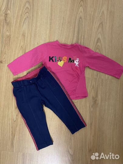 Пакет фирменной одежды для девочки 68-74