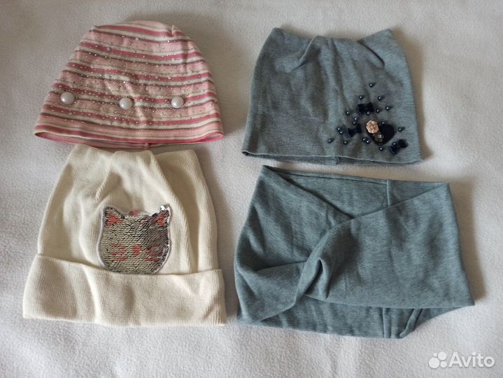 Головные уборы для девочки 1-6 лет