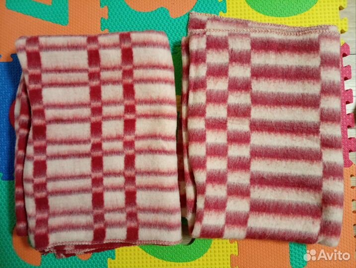 Шерстяное одеяло 90 на 145