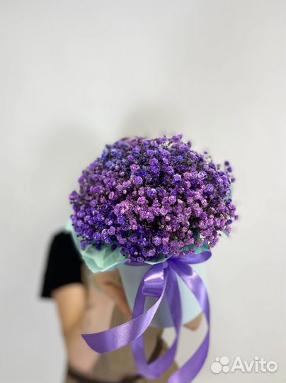 Гипсофила в коробке цветы