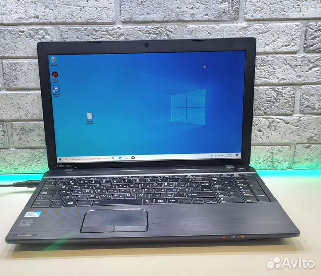 П.9116 Ноутбук Toshiba C50-a-k6k 2x2.2/4/465Gb