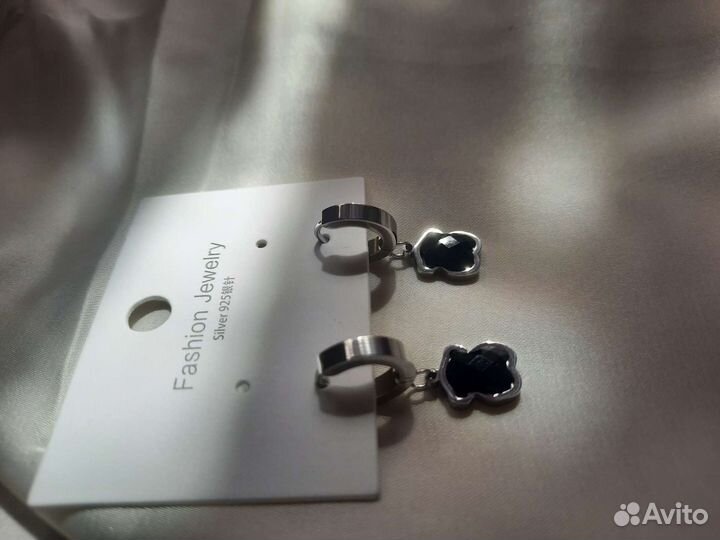 Серьги мишки